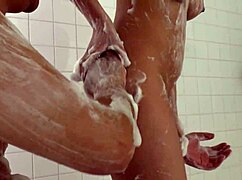 half-japanese beauty sari nakamura's plump body soap negotiation at luxury bath