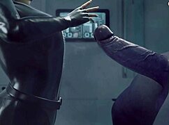 BLACK WIDOW Takes Monster COCK in Her Big Ass!