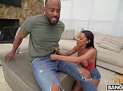 I got stepdad Jovan fuckin Eden in our livin room!