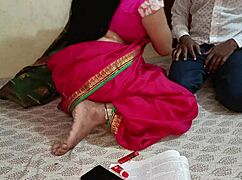 indian teacher grabs student's monster cock from pocket smokes cigarette then rides hard creampie