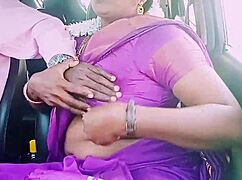 wanna see this indian housewife in saree givin dirty talk handjob n rimjob to the driver in the car?