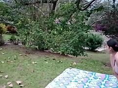 Horny latinas stretch in yoga then lick wet pussies deep