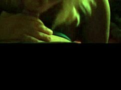 sexy blonde shares a steamy smoke break with her guy