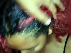 stepsister caught with hentai now sucks brother's cock deepthroat bent over