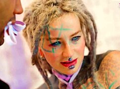 Tattooed punk slut screams for more bbc anal atm deepthroat facial!