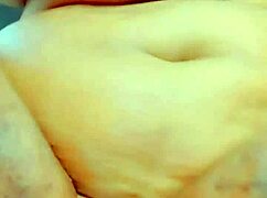 sexy oily chubby babe poses her curves