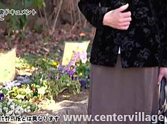 bent over japanese wife mari ko gets creampied doggystyle first time