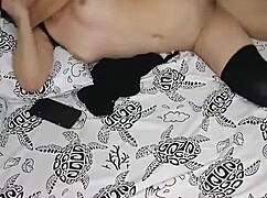 Hot step-cousin bent over deepthroats first time