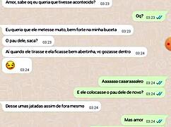 conversa com esposa sobre foda com amigo do cuckold
