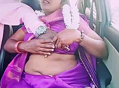 wanna see this indian housewife in saree givin dirty talk handjob n rimjob to the driver in the car?