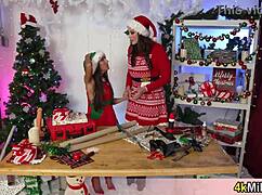 Hey milf goddess freya, test that strapon on your cute stepdaughter's pussy