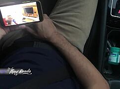 Corno husband films wife creampied on home sofa by friend