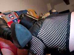 Lady Morgana, Miss Kika, and slave Paolo go behind the scenes