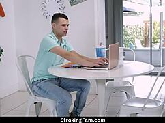 ava sinclaire's huge natural tits tease before stepbro pounds her tight ass