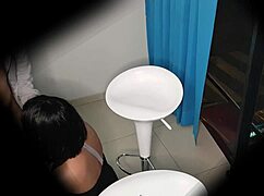 I spied on sexy argentinian secretary miranda's perfect tits pussy under miniskirt missionary outdoor.