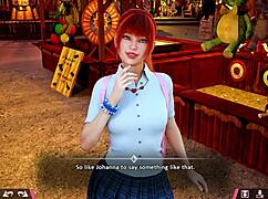 on a date with cute johanna... double homework means double fun, right?