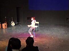 hey sexy vietnamese babe tra my shakes her hot asian ass in steamy dance