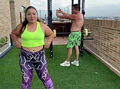 neighbor john smith eyes my fat curvy ass before doggystyle pounding in apartment