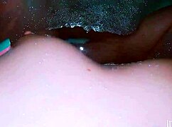 Petite Girl Enjoys Gentle Bath Touches