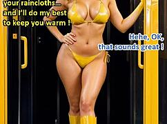 riders brave the storm in ai-illustrated leather outfits on wild streets