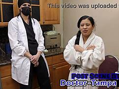 Dr Tampa's Nurse Mya Humiliates Patient with Handcuffs Gloves in Hospital Cash Scene!