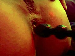 Tootighttodrip rams new toy deep in homemade ass till cum