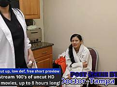 Dr Tampa's Nurse Mya Humiliates Patient with Handcuffs Gloves in Hospital Cash Scene!