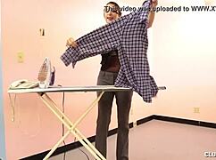 i cant believe this hot housewife jerked me off at home so good damn