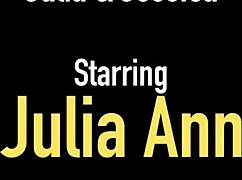 busty milf julia ann kissin lickin huge tits in lingerie heels