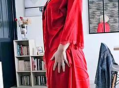 Sexy Lingerie Tease Just For You In Sheer Lingerie That Hugs Every Curve Perfectly