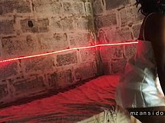 hey babe watch this ebony cutie blow and vibe her tight pussy