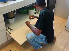 pregnant black wife cheats assfucked by plumber creampie inside