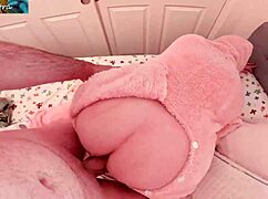 Stepsister Tempts Stepbrother for Secret Fuck Before Trick-or-Treating