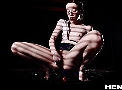 Petite teen births alien eggs from monster cock creampie?