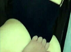 damn doña mary looks so hot in that sexy lingerie at her place