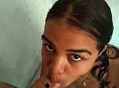 he sneaks into the milf shower and rails his horny stepsister hard