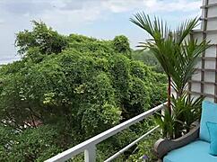 have you ever felt a blowjob this wild from skinny moaning teen girlfriend outdoors?