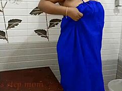 indian cheating wife rides servant cock doggystyle deepthroat big tits hairy pussy