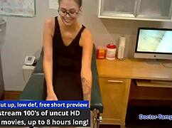 Dr Tampa examines sisters Angel Santana and Aria Nicole in first gyno checkup