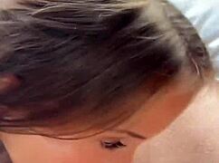 whoa this big fat cock shocked me blonde teen masturbates toys then sloppy deepthroats smoking