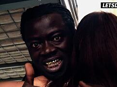 Lucky horny teen bends over big black cock roommate spooning tight pussy vacation dorm fuck