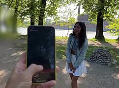 my friend sneaks up with that toy from flirtwithsb makin me cum hard right there in public on the street