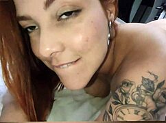 ruiva brasileira grabbed me at the club n gave up that hairy fat pussy right away for my big cock