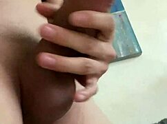 My Huge Cock Pulses in Your Face as I Stroke It Close