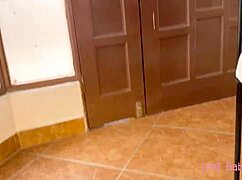 Petite shy latina student sucks and rides in uniform upskirt class