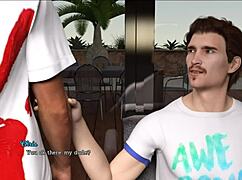 brunette big tits erotic game leap with robin and kira