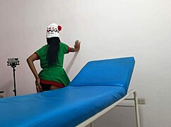 I'm Dressed As Goblin Woman In Massage Parlor Waiting For Boyfriend Fuck With Dildo!