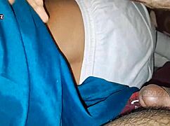 Skinny Indian bhabhi gets hardcore doggystyle pussy pounding from her man