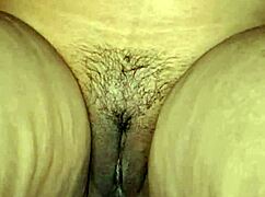 Chubby Indian housewife bhabhi moans as wet pussy grips huge dildo deep