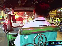 yo, this tiny filipina blonde milf got picked up bent over for amateur doggystyle sex 😏🍑